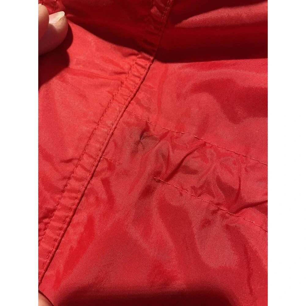 Vintage 90s Helly Hansen Sailing Color Block Rain Jacket Men's S-M Red Blue - Picture 13 of 14